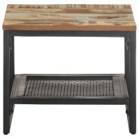 Vidaxl Side Table 15.7X15.7X13.8 Solid Reclaimed Wood
