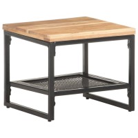 Vidaxl Side Table 15.7X15.7X13.8 Solid Acacia Wood