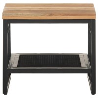 Vidaxl Side Table 15.7X15.7X13.8 Solid Acacia Wood