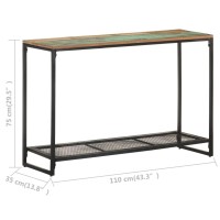 vidaXL Console Table 43.3