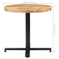 vidaXL Bistro Table Round 脴31.5