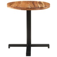 Vidaxl Bistro Table Round 27.6X29.5 Solid Acacia Wood