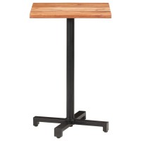 vidaXL Bistro Table with Live Edges 19.7