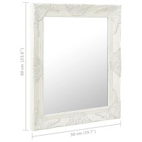 vidaXL Wall Mirror Baroque Style 19.7