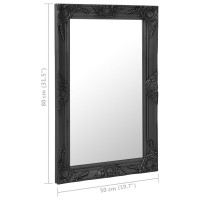 vidaXL Wall Mirror Baroque Style 19.7