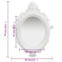 vidaXL Wall Mirror Castle Style 22