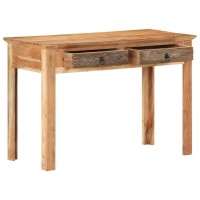 Vidaxl Desk 43.3X19.7X29.5 Solid Reclaimed Wood