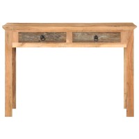 Vidaxl Desk 43.3X19.7X29.5 Solid Reclaimed Wood