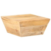 Vidaxl Coffee Table V-Shape 26X26X11.8 Solid Mango Wood