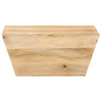 Vidaxl Coffee Table V-Shape 26X26X11.8 Solid Mango Wood