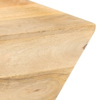 Vidaxl Coffee Table V-Shape 26X26X11.8 Solid Mango Wood