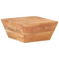 Vidaxl Coffee Table V-Shape 26X26X11.8 Solid Acacia Wood