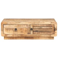 Vidaxl Coffee Table 35.4X23.6X11.4 Rough Mango Wood