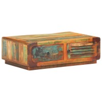 Vidaxl Coffee Table 35.4X23.6X11.4 Solid Reclaimed Wood