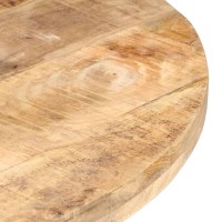 Vidaxl Dining Table 31.5 Rough Mango Wood