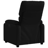 vidaXL Massage Recliner Chair Black Faux Leather