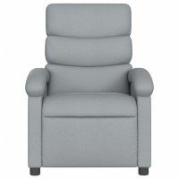 vidaXL Recliner Chair Light Gray Fabric