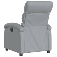 vidaXL Recliner Chair Light Gray Fabric