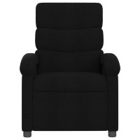 vidaXL Recliner Chair Black Fabric