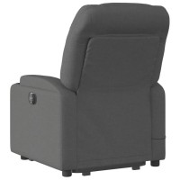 vidaXL Electric Stand up Massage Recliner Chair Dark Gray Fabric