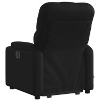 vidaXL Electric Stand up Massage Recliner Chair Black Faux Leather