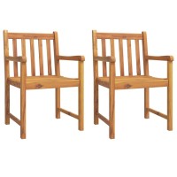 vidaXL 3 Piece Patio Dining Set Solid Wood Acacia