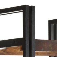Vidaxl 5-Tier Bookcase 15.7X11.8X70.9 Solid Reclaimed Wood