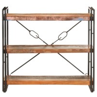 vidaXL 3-Tier Bookcase 35.4