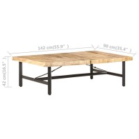 vidaXL Coffee Table 55.9