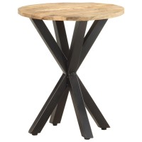 Vidaxl Side Table 18.9X18.9X22 Solid Mango Wood