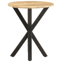 Vidaxl Side Table 18.9X18.9X22 Solid Mango Wood