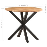 vidaXL Side Table 26.8