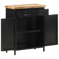 Vidaxl Sideboard 23.6X11.8X29.9 Rough Mango Wood