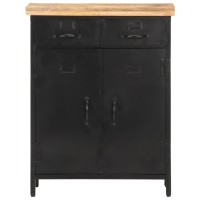 Vidaxl Sideboard 23.6X11.8X29.9 Rough Mango Wood