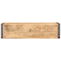 Vidaxl Tv Cabinet 47.2X11.8X15.7 Rough Mango Wood