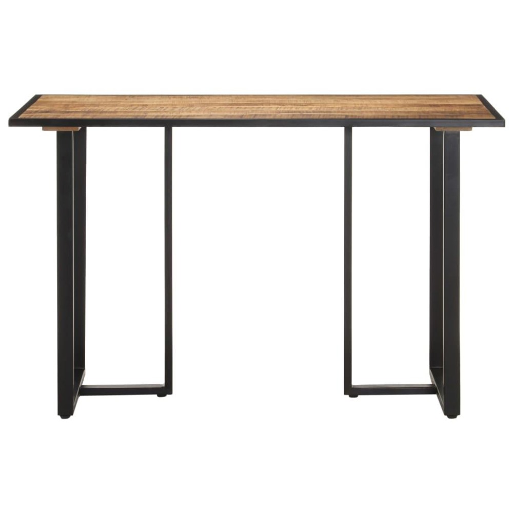 Vidaxl Dining Table 47.2 Rough Mango Wood