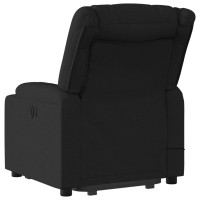 vidaXL Electric Stand up Massage Recliner Chair Black Fabric