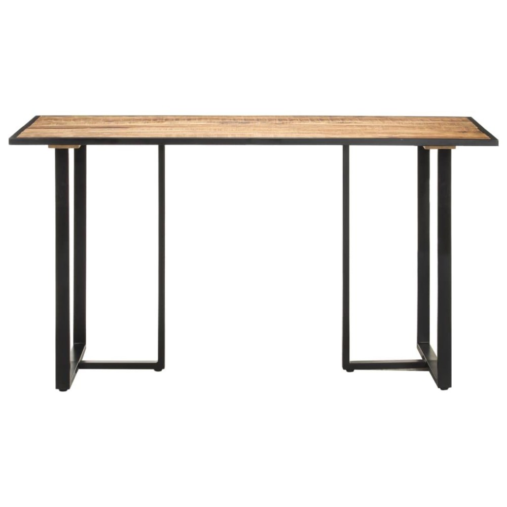 Vidaxl Dining Table 55.1 Rough Mango Wood