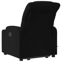 vidaXL Stand up Massage Recliner Chair Black Fabric