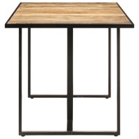 Vidaxl Dining Table 78.7 Rough Mango Wood