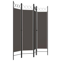 Vidaxl 4-Panel Room Divider Anthracite 63X70.9