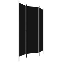Vidaxl 3-Panel Room Divider Black 59.1X70.9
