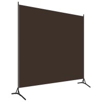 Vidaxl 1-Panel Room Divider Brown 68.9X70.9