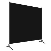 Vidaxl 1-Panel Room Divider Black 68.9X70.9