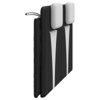 vidaXL Headboard Cushion Black and White 53.9