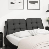 vidaXL Headboard Cushion Black 53.9