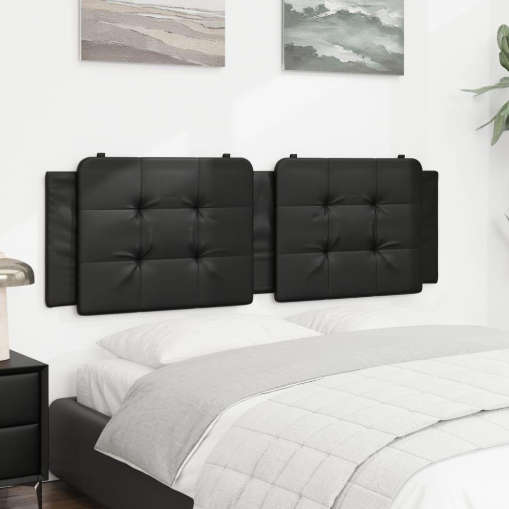 vidaXL Headboard Cushion Black 60.2