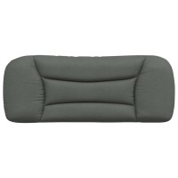 vidaXL Headboard Cushion Dark Gray 39.4