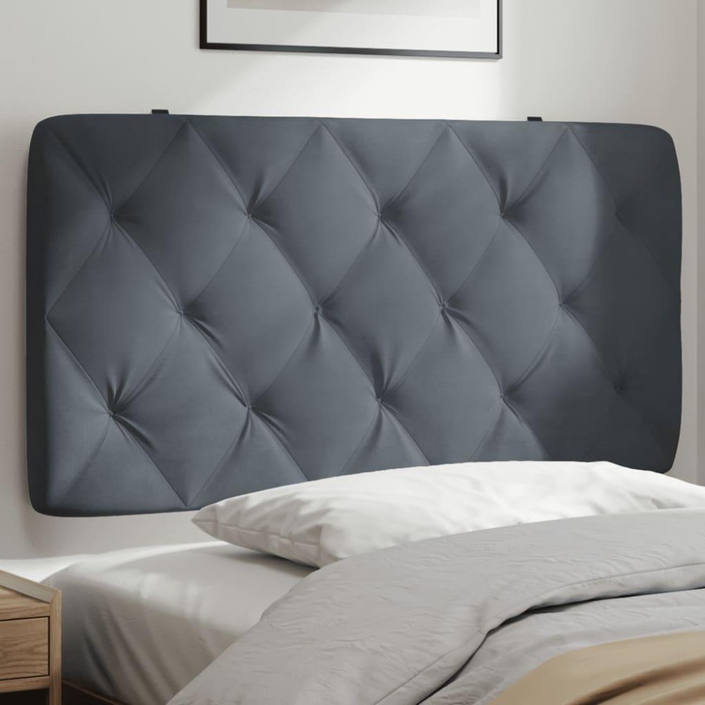 vidaXL Headboard Cushion Dark Gray 39.4