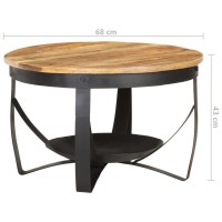 vidaXL Coffee Table 脴26.8